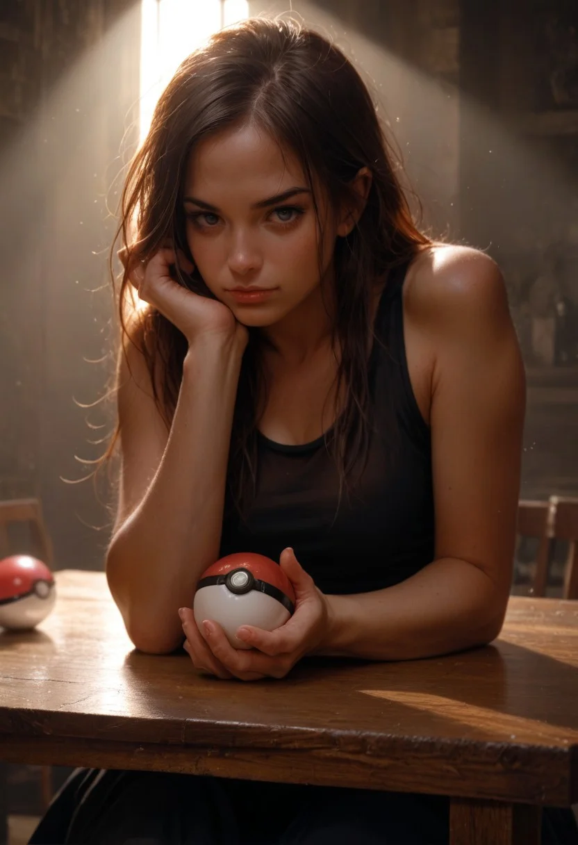 score_9, score_8_up, score_7_up, source_anime, stunning crystal pokeball, sitting on a table in a dark room,translucent, transparent, (indirect lighting, dynamic lighting:1.4), (detailed image, high resolution, 5k resolution:1.0), (photo-realistic art style:1.1)