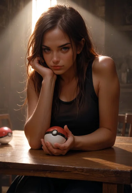 score_9, score_8_up, score_7_up, source_anime, stunning crystal pokeball, sitting on a table in a dark room,translucent, transparent, (indirect lighting, dynamic lighting:1.4), (detailed image, high resolution, 5k resolution:1.0), (photo-realistic art style:1.1)