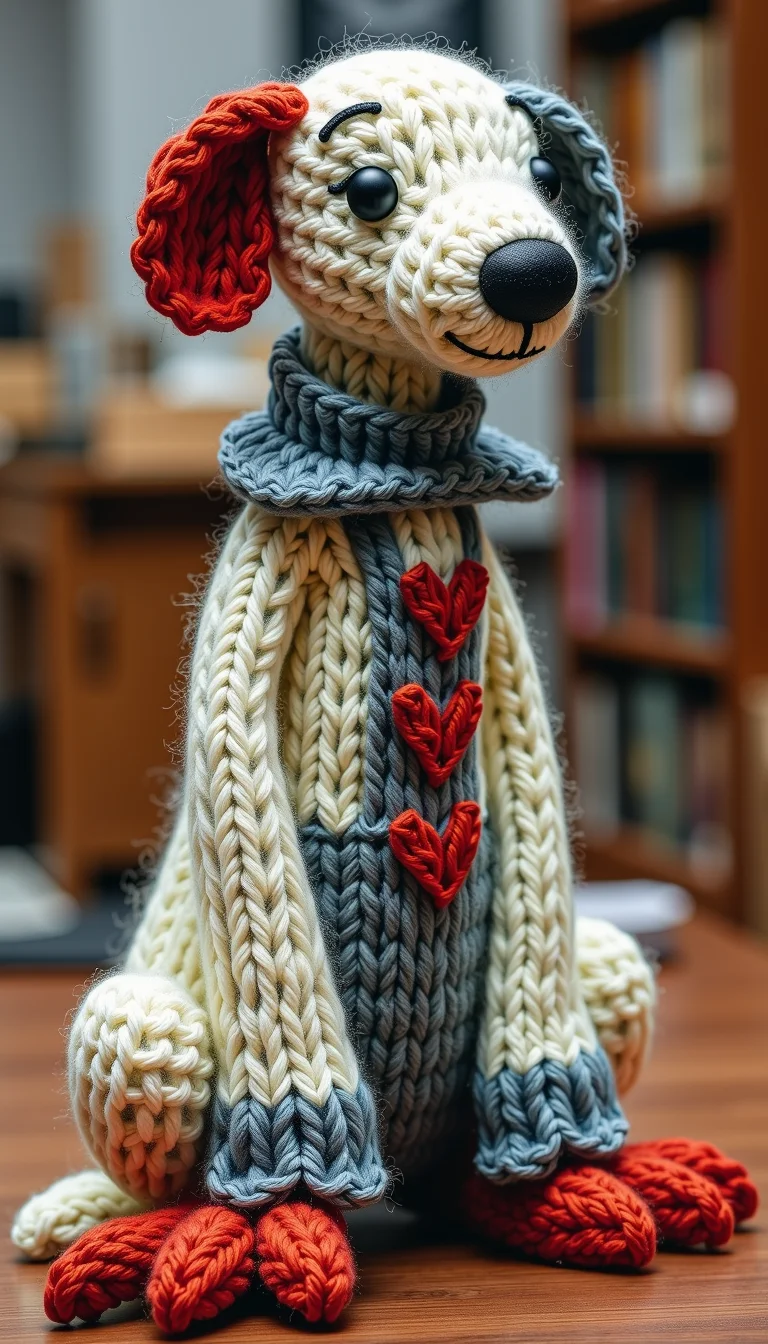 Made out of wool, a