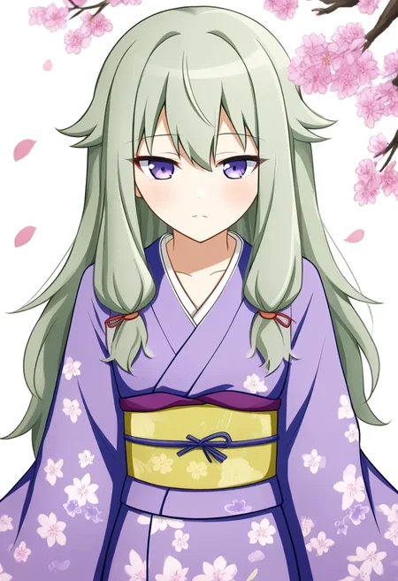 kusanagi nene, project sekai, kimono, 1girl solo <lora:ps-pd6-4:1>