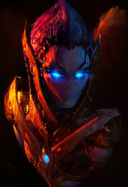 Expressiveh, score_9, score_8_up, score_7_up, solo, godrays, 1girl, (Starcraft) ProtossGirl, 1girl, solo, glowing eyes, sexy, posters, face focus, sexy pose,, close up