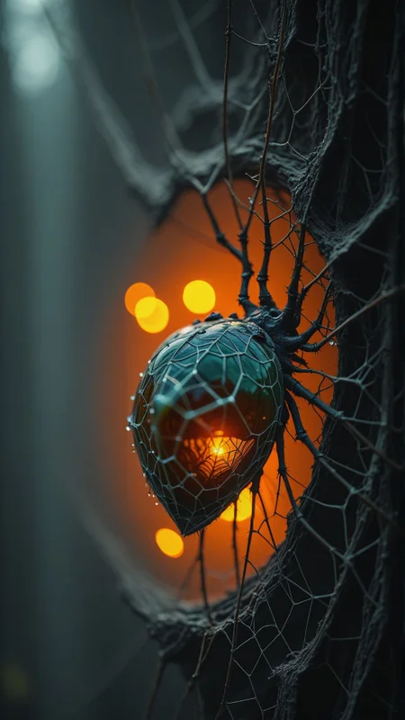A perfectly round dewdrop clings to an intricate spiderweb, refracting the colors of a misty sunrise within its fragile form.
, aidmafluxpro1.1 <lora:aidmaFLuxPro1.1_v0.3_IL:0.45>,
aidmaHyperrealism <lora:aidmahyperrealism_IL:0.55>,
aidmaMJ6.1 <lora:aidmaMJ6.1_v0.5_IL:0.75>