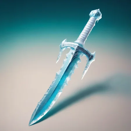 a sword,ice, <lora:Ice:1>