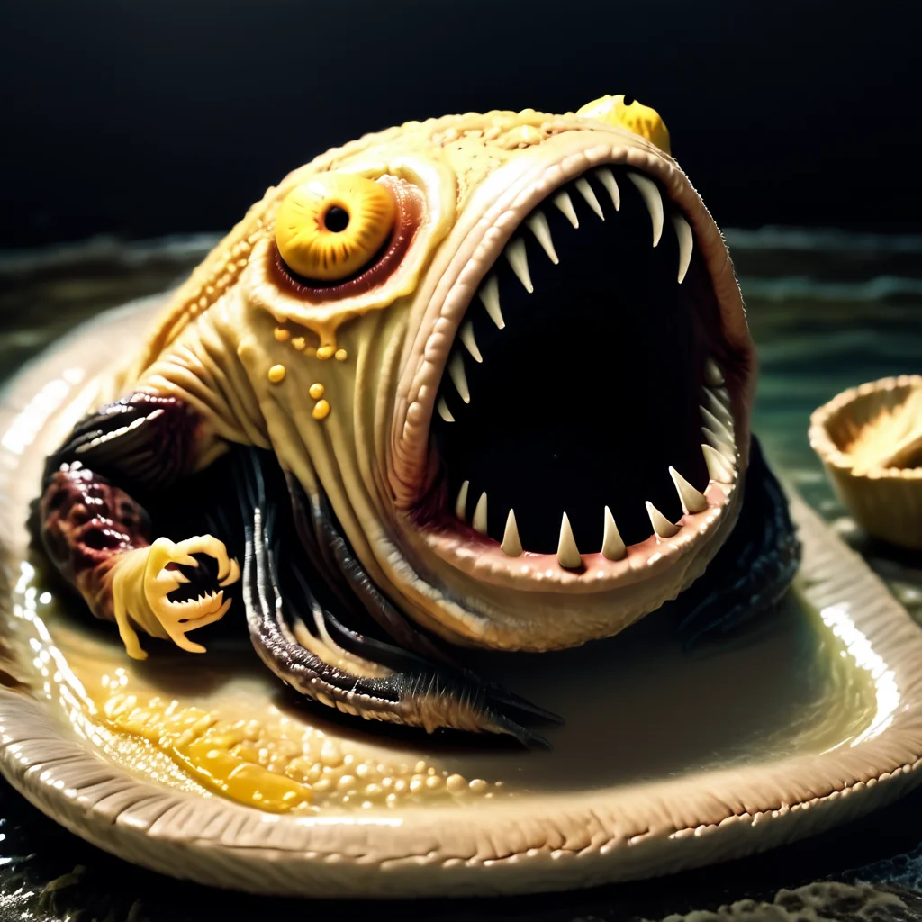 score_9, score_8_up, score_7_up.source_photo,realistic,scary,photo realistic,high detail,ultra resolution, <lora:monster_foodPony:0.8>,monster_food,
, no humans, teeth, solo, open mouth, sharp teeth, colored sclera, water, yellow sclera