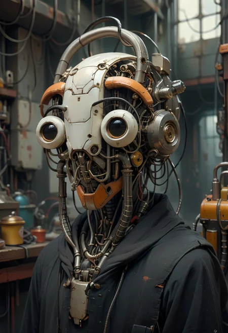 score_9, score_8_up, score_7_up, score_6_up,
cl1ppy, pokemon (creature), portrait, cowboy shot,
mcnm,
reelmech, mechanical parts, (cable, wires:0.4), machinery, joints,