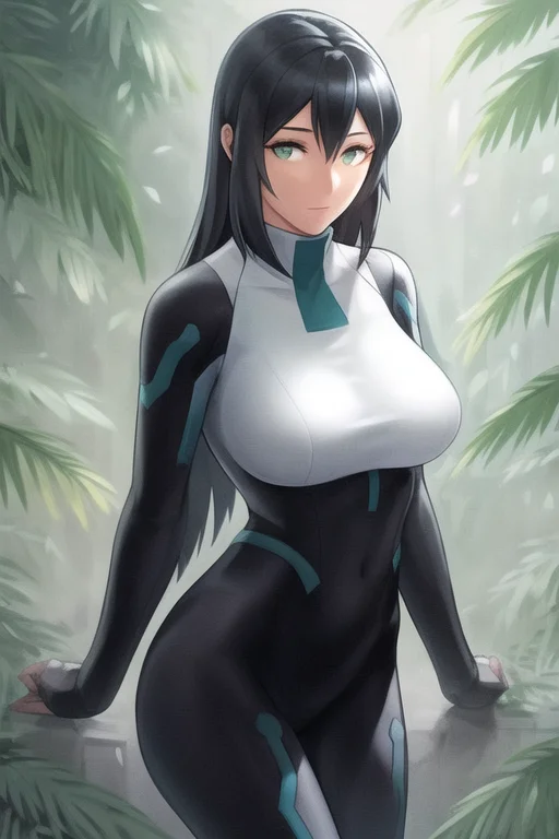 <lora:may(gundam)_lora:0.8>, 1girl, may, masterpiece, realistic, highly detailed, elegant, intricate, bodysuit, cowboy shot
