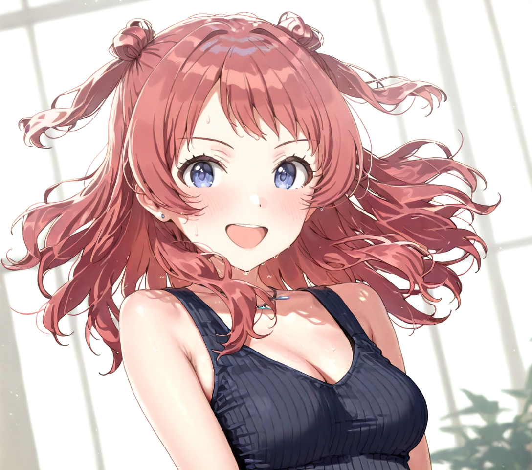 1girl, soft darkness, masterpiece, best quality, amazing quality, very aesthetic, absurdres, newest, HANAMi saki, idolmaster, (duoyuanjun:0.3137), (dorontabi:0.4246), (hamedoragon:0.6512), (yuran:0.9322), <lora:NTR_MIX_4.0_LORA-000007:0.5>, sensitive, , <lora:nyalia:0.3>, double bun, hair bun, red hair, blue eyes, long hair, medium breasts, <lora:hanami_saki_v3_sdxl_lora:1>, hanami_saki_v3_sdxl_embeddings, costume1, , skindentation, masterpiece, best quality, amazing quality, very aesthetic, absurdres, newest,