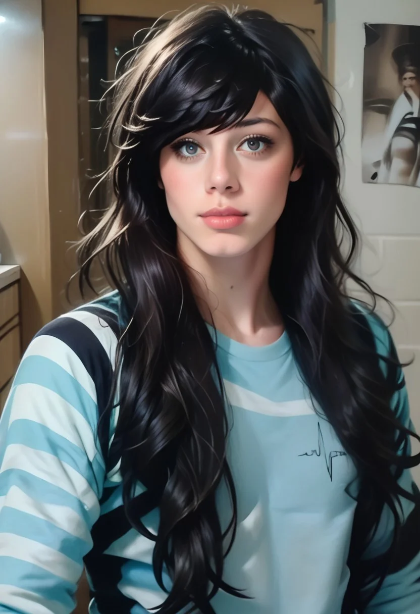 score_9, score_8_up, score_7_up,
rating_safe, source_anime,
1boy, a photo of Addie Hilltye, athletic, striped shirt, black hair, long hair, portrait,