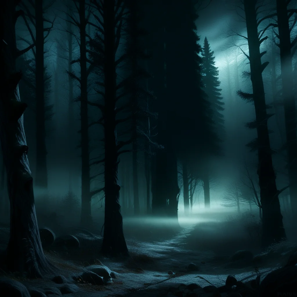 score_9, score_8_up, score_7, (Detailed spooky forest:1.4), (tree stumps in background), (old spooky forest in background), (black lighting:1.3), (black sky:1.4), (extremely foggy:1.5), (low key lighting:1.4), Break, (Realistic photograph), (8KHD), (painstakingly detailed),