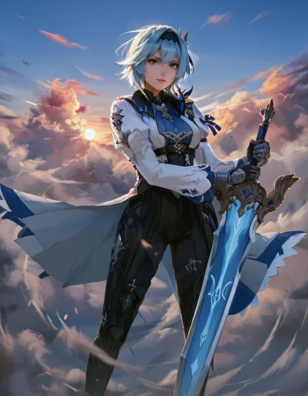 score_9, score_8_up, score_7_up,
source_anime, rating_safe,
eula,
planted-sword,holding sword,heroic pose,
greatsword,
cloud, sunset, wind,
fantasy background,
<lora:planted_sword:1>