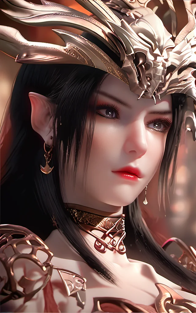 score_9,score_8_up,score_7_up,
<lora:MedusaPonyZ:1>,
Medusa,1girl,earrings,jewelry,solo,black hair,long hair,blurry background,pointy ears,portrait,blurry,blue eyes,red lips,makeup,hair ornament,