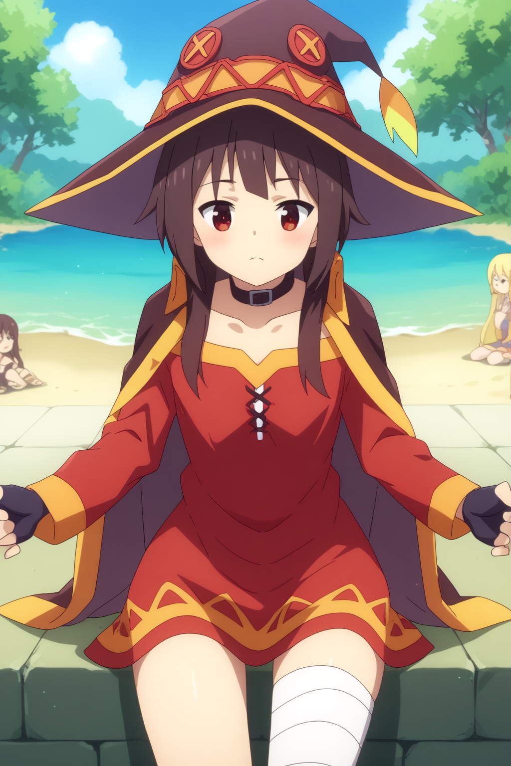 score_8_up, duo, 3girls, megumin, komekko, yuiyui <lora:Megumin_komekko_yuiyui_yunyun_kazuma-PDXL:0.7>