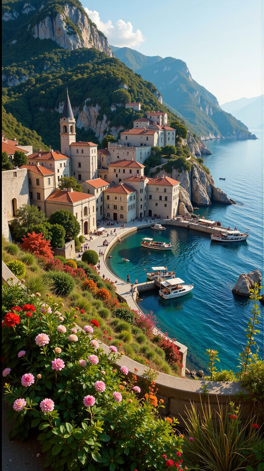 photo, photography, Fujifilm XT-4 Viltrox, Dubrovnik, Croatia landscape, morning, very intricate, very detailed, realistic. sharp, bright, colorful, film grain, high contrast, <lora:Anti-Blur:1><lora:Insane Detail Slider:0.25>  <lora:flux.1_lora_flyway_Epic-detail_v2:0.3> <lora:fluxenhancer:0.25>