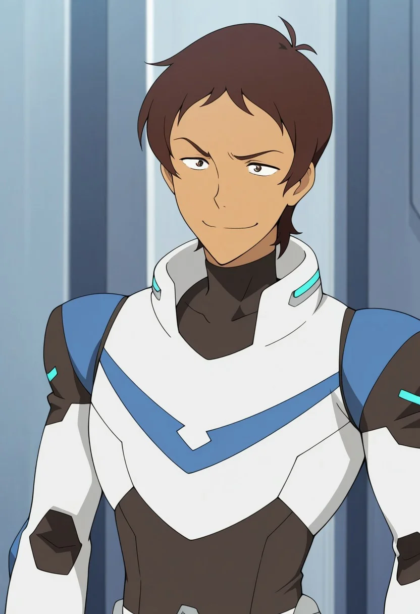 masterpiece,best quality,amazing quality, source_anime,
lanciuv, 1boy, male focus, solo, dark skin, dark-skinned male, brown hair, forehead, paladin armor, white and blue armor, turtleneck, smile, determined, upper body,