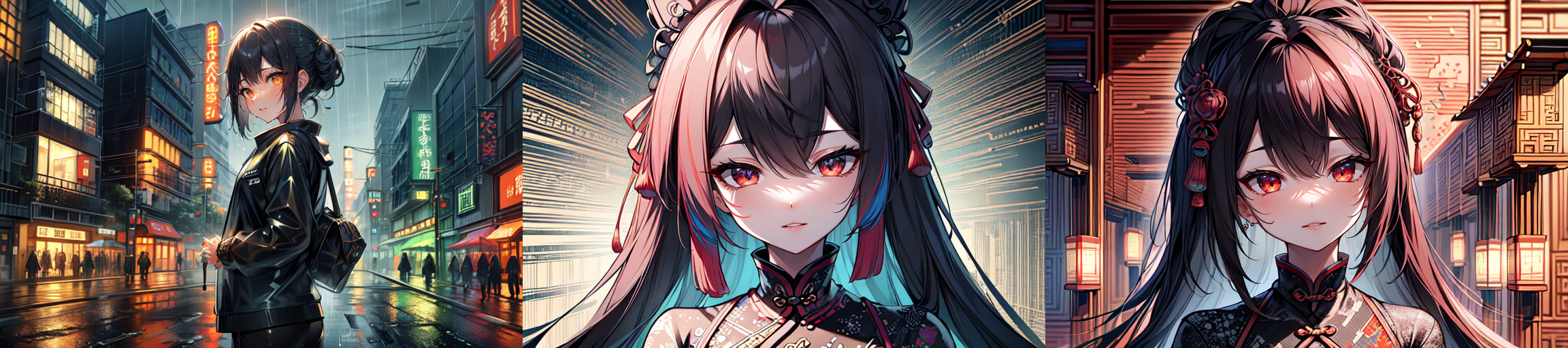 highly insanely detailed, masterpiece, top quality, best quality, highres, 4k, 8k, RAW photo, (very aesthetic, beautiful and aesthetic), 
__lazy-wildcards/subject/style-elem/code_style/prompts__, 
<lora:CodeStyle (half generic class)_564920:0.5>, 
(1girl:1.3), 1other, 
__lazy-wildcards/dataset/background__,âââ