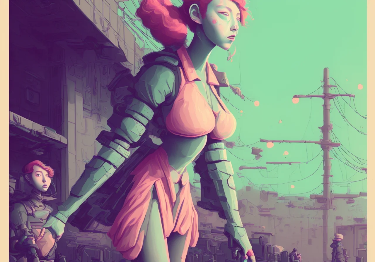 best quality, fortna girl in another world, poster