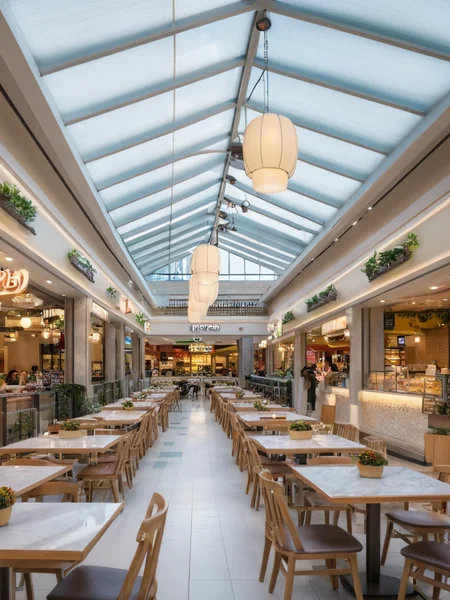 <lora:JJsFood_Court_XL:1>, ((Food Court)), masterpiece , best quality, subject, soft lighting, high quality, indoors, real world location, enough detail, high resolution, 8k, HD, super realistic, Photorealistic, highly detailed, table, chair, ceiling light,