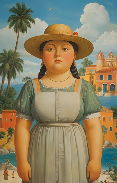 masterpiece,best quality,<lora:tbh145-sdxl:0.7>,animal,illustration,style of Fernando Botero,