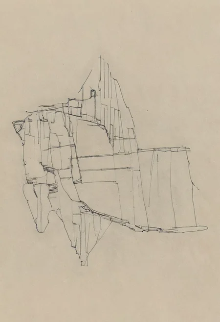 a professional hand sketch of architecture,
(POV view , DOF, first people view from the entrance, low angle shot:1.4),
(Ancient civilization, Alien Prometheus movie scene, dune movie scene:1.5), (The colonial city of the future, in the mist-filled Grand Canyon, on an unknown Earth-like planet, 2 moon on sky, Spaceship flight connects colonies, waterfulls:1.3), (Machu Picchu, a mountain settlement, incredibly spectacular:1.2), (Mario Botta:1.3), (avant-garde, future, reality, science fiction, photorealistic), (modern architecture:1.2), White limestone with black granite, fountain, waterfall, landmark, square, path, narrow street,
(Large Files, Ultra Realistic, 8K, 16k, FHD, HD, VFX, Perfect, Photography, composition, Architecture Sales Photography, Architecture Competition, Ultra High Resolution, Cinematography, High Resolution Image:1.1), (dramatic lighting, direct sunlight, ray tracing, clear shadow:1.2),  (real landscape:1.1), (blurred background:1.0), (urban background, more_details) ,
great lighting, extremely detailed, hillscastel, Neo Classic, Architecture sketch