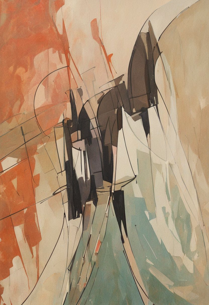 (Silhouette of a house on the cliff beside coast, flat painting background:1.5),
(abstract painting, impressionism, watercolor, oil painting brushstrokes, oil painting texture:1.3),
(brutalist architecture, BRIGHT green AND DARK BROWN color palette, curve LINE, circle, ellipse, core), AK, abstract, deconstruction, geometry, geometric composition,paint painting,harmonious colors, black frame,rectangle, tilt, flat painting, framex, horizontal, Constructivism, Fauvism,