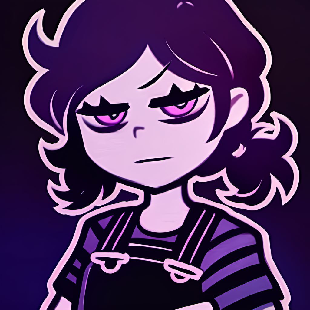 score_9,score_8,score_7,source_general,
by nemlei,the coffin of andy and leyley,bust,
ashley graves,child,female child,striped shirt,overalls,short twintails,
<lora:ponyxl-the_coffin_of_andy_and_leyley-style-v03:1>