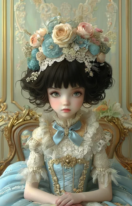 masterpiece,best quality,<lora:tbh351-sdxl:0.75>,illustration,style of Ray Caesar, portrait of idolmaster cinderella girls,
