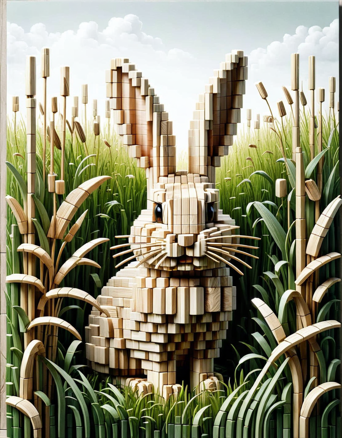 ais-wdnblcks rabbit hiding in tall grass <lora:ais-wdnblcks-sdxl:1>