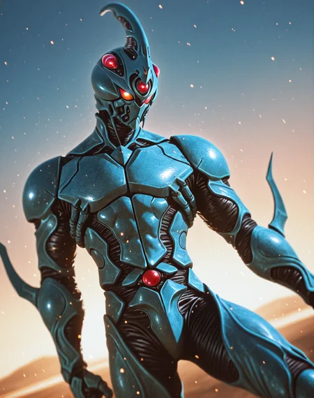 perfect depth of field shot, masterpiece, beautiful, sharp focus, crisp details,
<lora:Guyver_(Guyver)_(Illustrious)_(AD):1> Guyver, bioboosted armor,
exterior, science fiction, high science fiction, action anime style background,
dynamic action, dynamic perspective, dutch angle, bent knee, cowboy shot,
male focus, perfect proportions, abs, impressive physique, gradient style anime coloring, strong, handsome facial features, imposing presence, ((colored body, fighting scene, solo, ):1.5), hyper muscular,
EZRealPONYXL, zPDXL, Smooth Quality, lazynsfw,