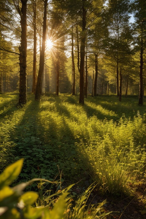 RAW photo, Norway, delicate forest grove, wild nature, picturesque scenery, enchanting sunrays, beautiful sky, majestic landscape, pristine vegetation, desolate atmosphere, morning forest glade, photorealistic, masterpiece, 64k, UHD, ultra detailed, vivid colors, high quality, sharp focus