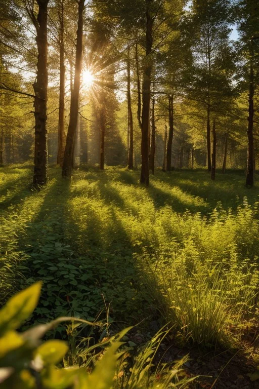 RAW photo, Norway, delicate forest grove, wild nature, picturesque scenery, enchanting sunrays, beautiful sky, majestic landscape, pristine vegetation, desolate atmosphere, morning forest glade, photorealistic, masterpiece, 64k, UHD, ultra detailed, vivid colors, high quality, sharp focus
