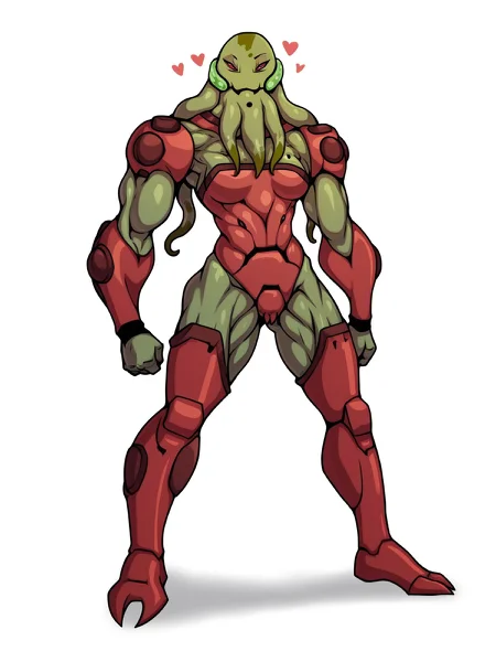 score_9, score_8_up, score_8,source_furry,
<1girl:1.5>,
<solo:1.5>,
female,
chimera_generis,  
green skin, 
breasts, 
cleavage,
colored skin, 
monster girl, 
red eyes, 
small breasts, 
muscular female, 
full body,
armor,
red armor,
alien, 
looking at viewer,
<simple background:1.5>,
<white background:1.5>,
 <lora:Myaxx_Ben10_Pony_SDXL:1.25> myaxx_ben10, smug,
smugness,
half closed eyes,
closed mouth,
sarcastic,
