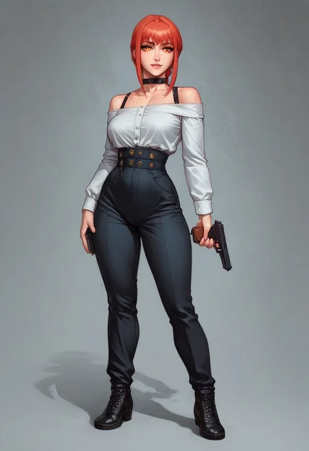 score_9, score_8_up, score_7_up, masterpiece, best quality, very aesthetic, cinematic lighting, 1girl, makima (chainsaw man), chainsaw man, beautiful eyes, perfect face, chains, shadows, dark horror, neon cyberpunk, <lora:Expressive_H-000001:0.8>, expressiveH <lora:Pony_DetailV1.0:0.9> <lora:nostalgia-000011:0.9> retro
((full-clothed)), ((long big pistol in hands, handgun in hands)), medieval style
BREAK
strange world background score_9, score_8_up, score_7_up, score_6_up, source_cartoon, rating_explicit, Expressiveh, (((((full body))))), dynamic pose