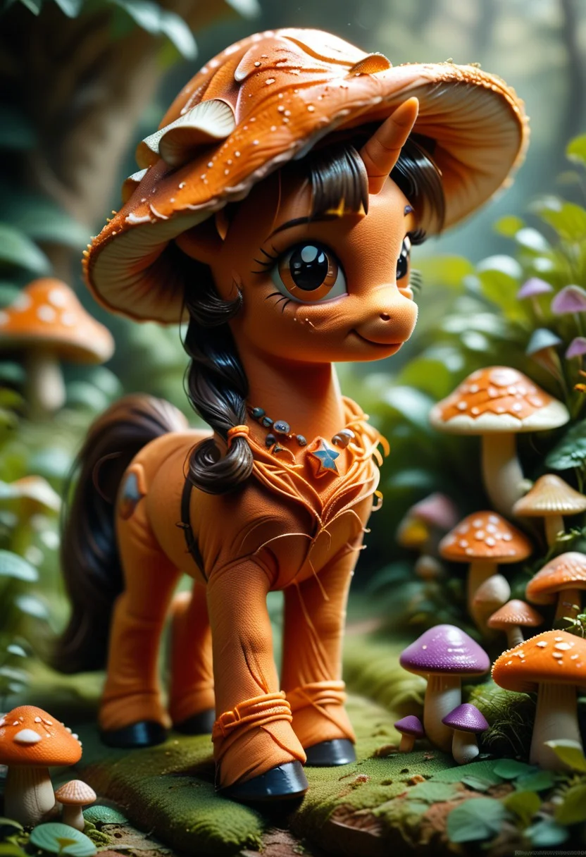 score_9, score_8_up, score_7_up, Realistic, BREAK,
World Morph (mushroom), pony unicorn