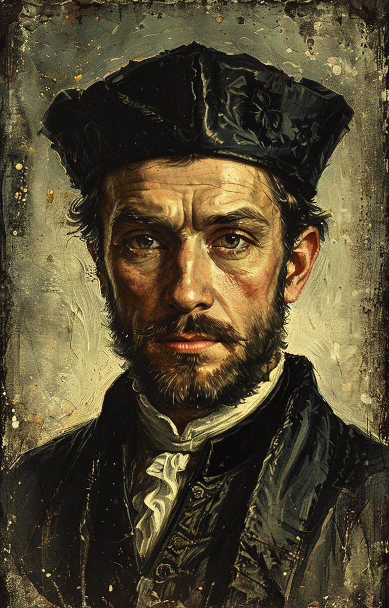 masterpiece,best quality,<lora:tbh21-sdxl:0.9>,illustration, portrait of noble man