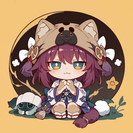 score_9, score_8_up, score_7_up, <lora:critterPickHonkaiStar_v10:1> hcrpick, animal, chibi, 1girl, Kamaitachi, animal ears, animal legs, thighhigh fur, tabi foot
<lora:V5.1_retrain:0.7>