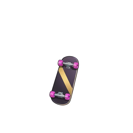 skateboard, solo, white background, simple background, no humans <lora:icon_outline_semireal:0.8>