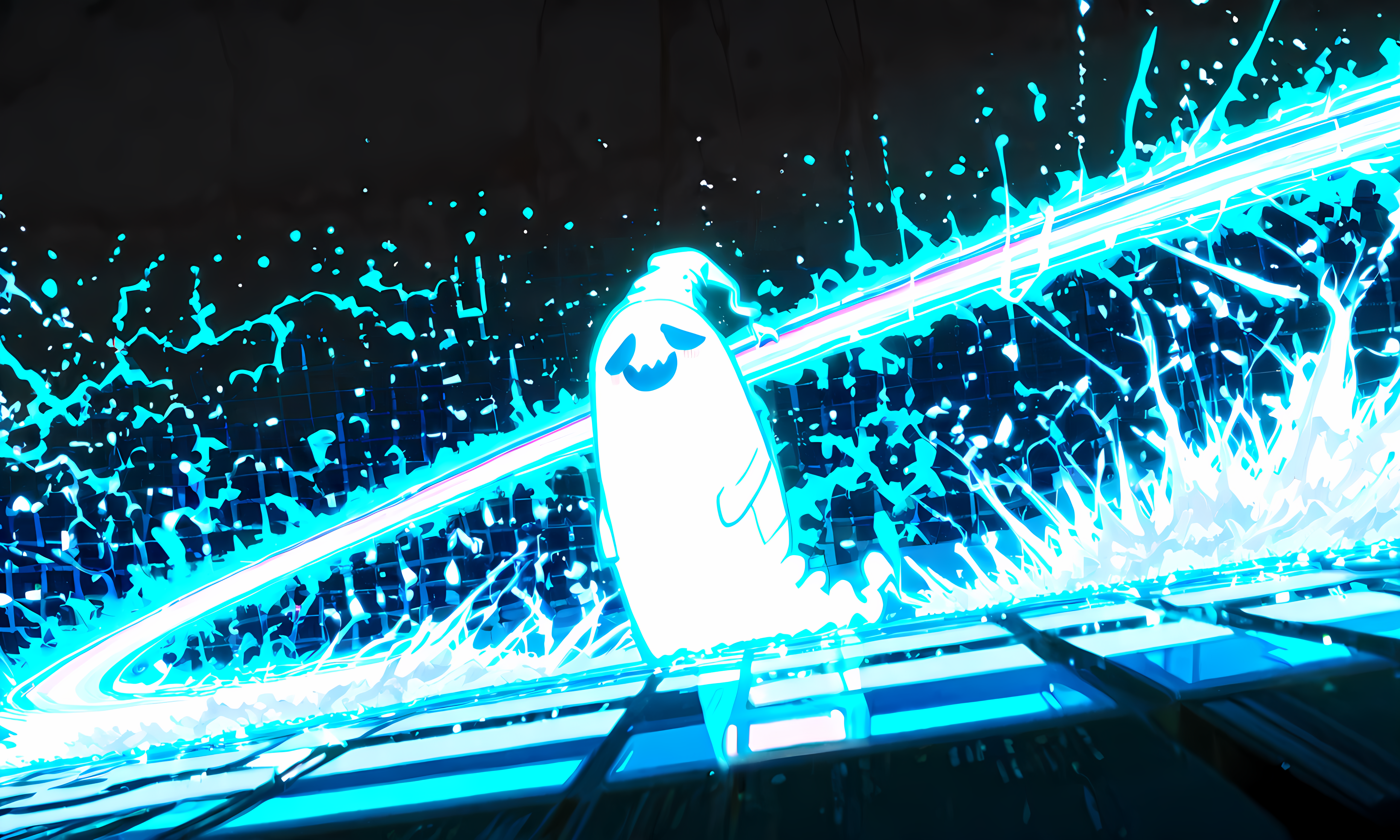 super heavy glitch deinterlaced video effect, VHS aesthetic, ghost images, tertiary high contrast color scheme, balanced composition with random spectrum pixelated splashes, hyper-detailed, cinematic lighting, 8K, ultra textural, master piece
