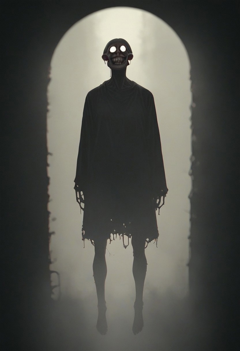 score_9, score_8_up, score_7_up, score_6_up, score_5_up, dramatic lighting, (((psychological: 1.2, horror, full body shot), alien, muscular, clean teeth, blank eyes, abandoned prison, fog, creepy smile)