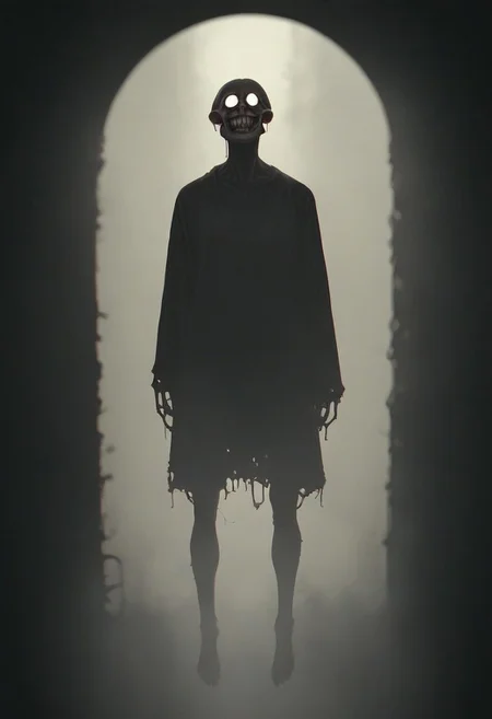score_9, score_8_up, score_7_up, score_6_up, score_5_up, dramatic lighting, (((psychological: 1.2, horror, full body shot), alien, muscular, clean teeth, blank eyes, abandoned prison, fog, creepy smile)