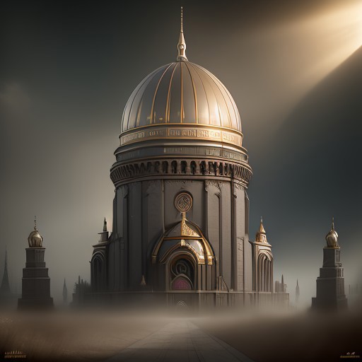 realistic analog photo, award winning photo, vary wide shot of authoritarian Cement witow, (Military watchtower (inside a dome):1.3), forcefield, monumental architecture, building, scenery, path, nature, outdoors, RAW, highres, 8k, uhd, High Dynamic Range, tonemapping, crisp details,