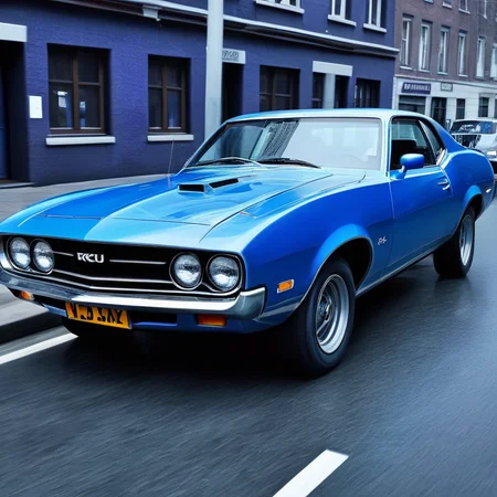 blue car,<lora:skyscaper:1>,, Roku WildCards/ePicRealism XL