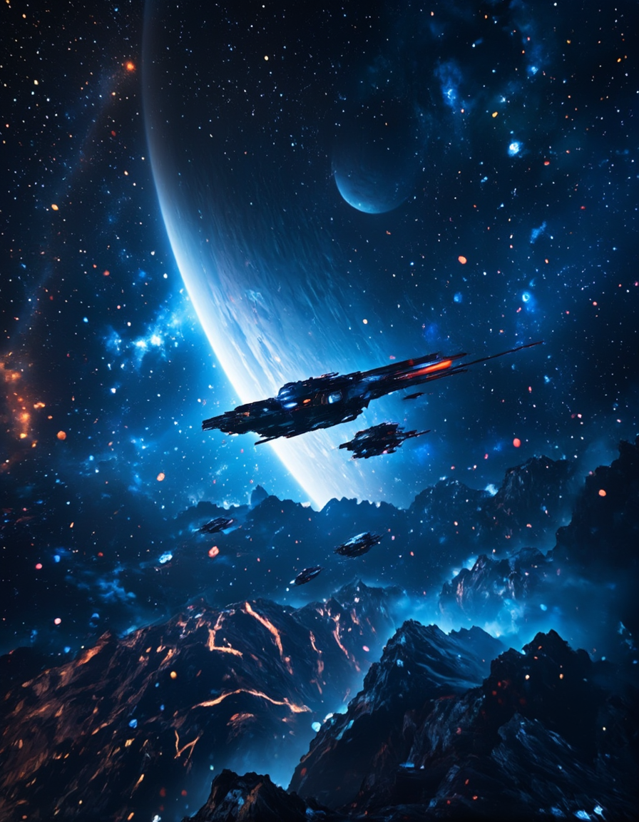 <lora:INWYTK_01a_flux:1>b1ack, space station,