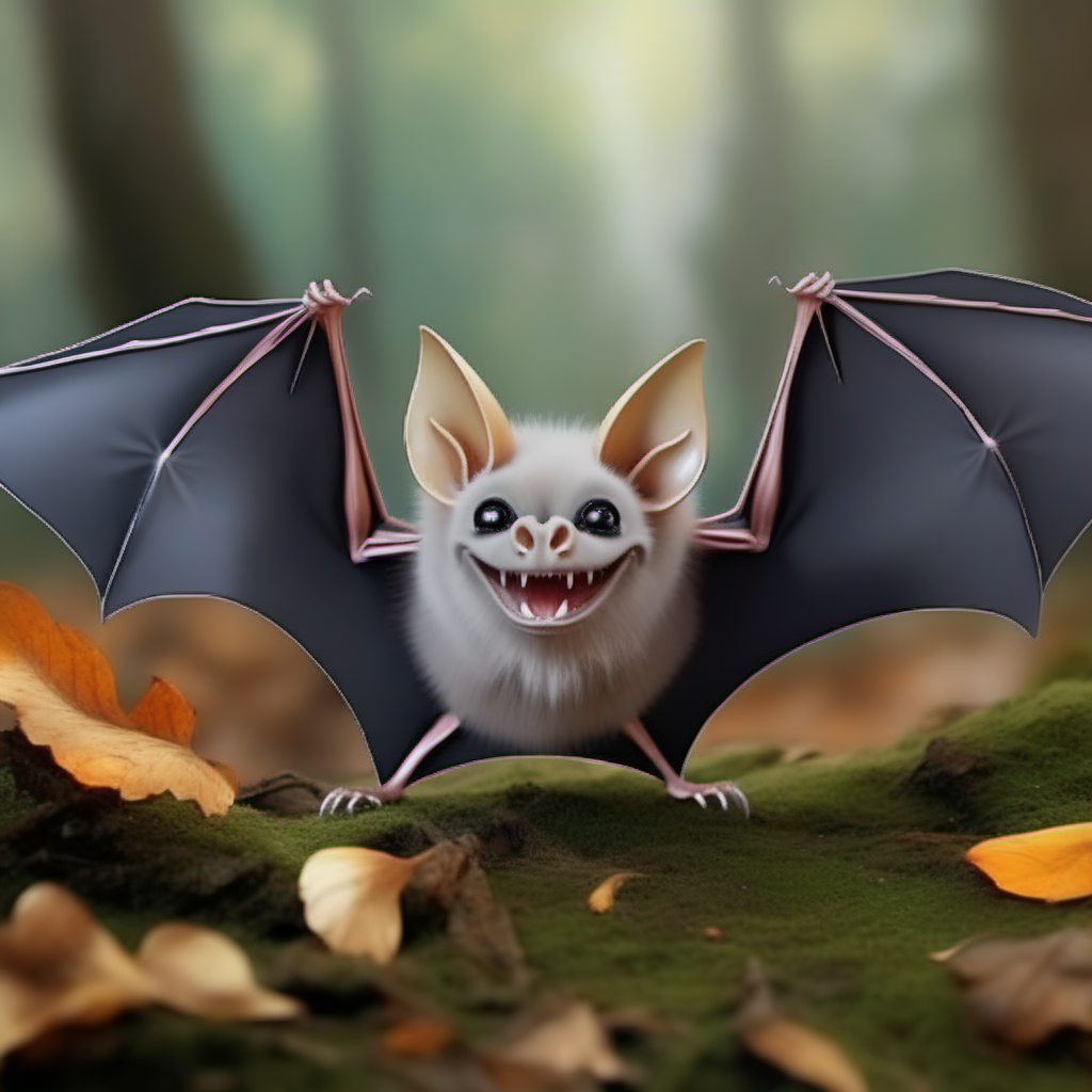 photorealistic, concept art, fantasy, 3 crystal bats01 elves, face enhanced, in fall Halloween woodland glade with mushrooms,  in the style of <lora:bats01-xl:1>