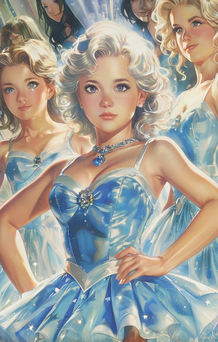 masterpiece,best quality,<lora:tbh234-sdxl:0.9>,illustration,style of Alex Ross portrait of idolmaster cinderella girls,