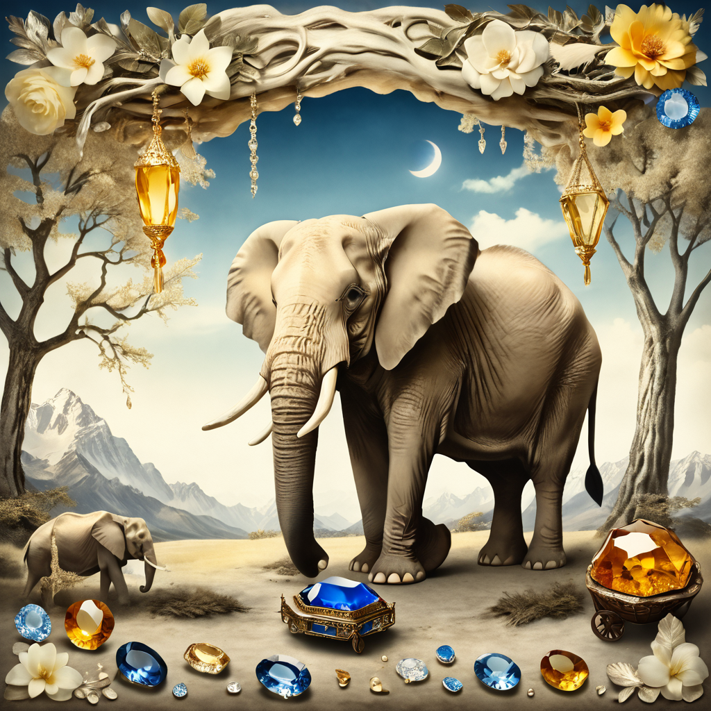 Faded Polaroid Photo of (Bipolar Professional 3D rendering:1.3) of (Simple illustration:1.3),(Embarrassing:1.3) Yellow, deeply thoughtful, dreamlike, efficacious,  beautiful,  polygon,  elements,  Ivory,   Sapphire, Amber,  Silver,  Diamond,    Regular pattern, Topography, Animal, Flower, Ring,    Frame, Branches, wool,   crystal, A cheerful merchant with a cart of exotic goods, including floating, glowing stones that hum with strange energy., Tusks: Long, curved teeth extending outside the mouth, found in animals like elephants and walruses.,<lora:Anime Boys Style SDXL_LoRA_20r_20e_8i_nr32_a16_Pony Diffusion V6 XL:1>, <lora:nkbwdoodle:1>,(by Artist Kadir Nelson:1.3),CGSociety,ArtStation,(Orphism:1.3),(CineColor:1.3), analog, old faded photo, old polaroid