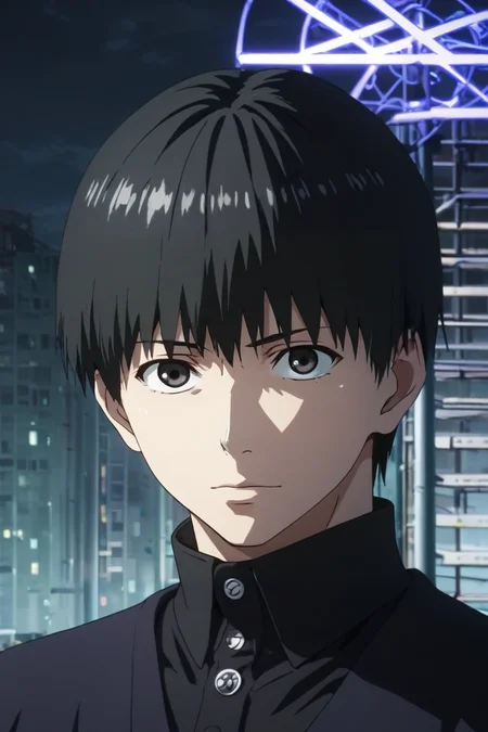 score_9, score_8_up, score_7_up, source_anime, rating_safe, intricate details, (3d:0.4), looking at viewer, upper body, , 1boy, solo, male focus, <lora:ken_kaneki_pony:0.98>, ken_kaneki, black hair, black eyes, short hair, bangs, , , control tower, , <lora:sdxl_lightning_8step_lora:1>