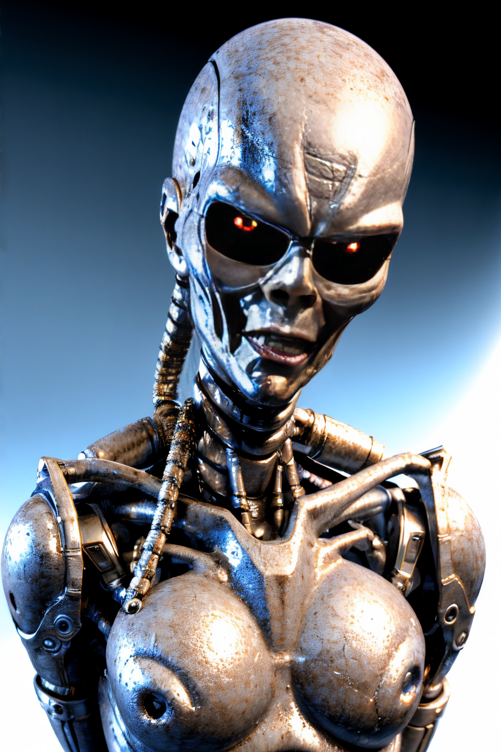 (Realisitc:1.5) alien woman terminator <lora:EdobAlienTerminatorFemale_v1.0:0.8>