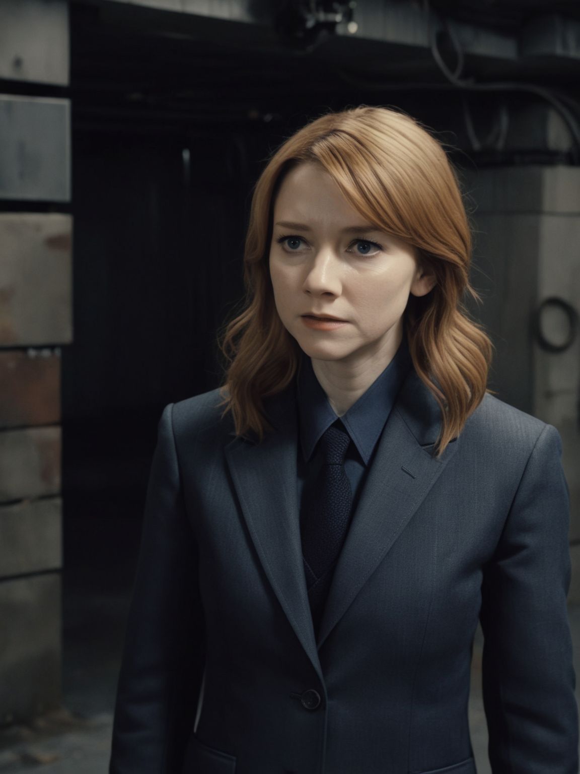 valorie,[medium|long] hair,suit,
realistic photo,cinematic,[dramatic lighting::0.2],detailed,detailed skin,basement,
<lora:Firecracker_v6.1_biglust:0.95>, best quality,, rating_safe