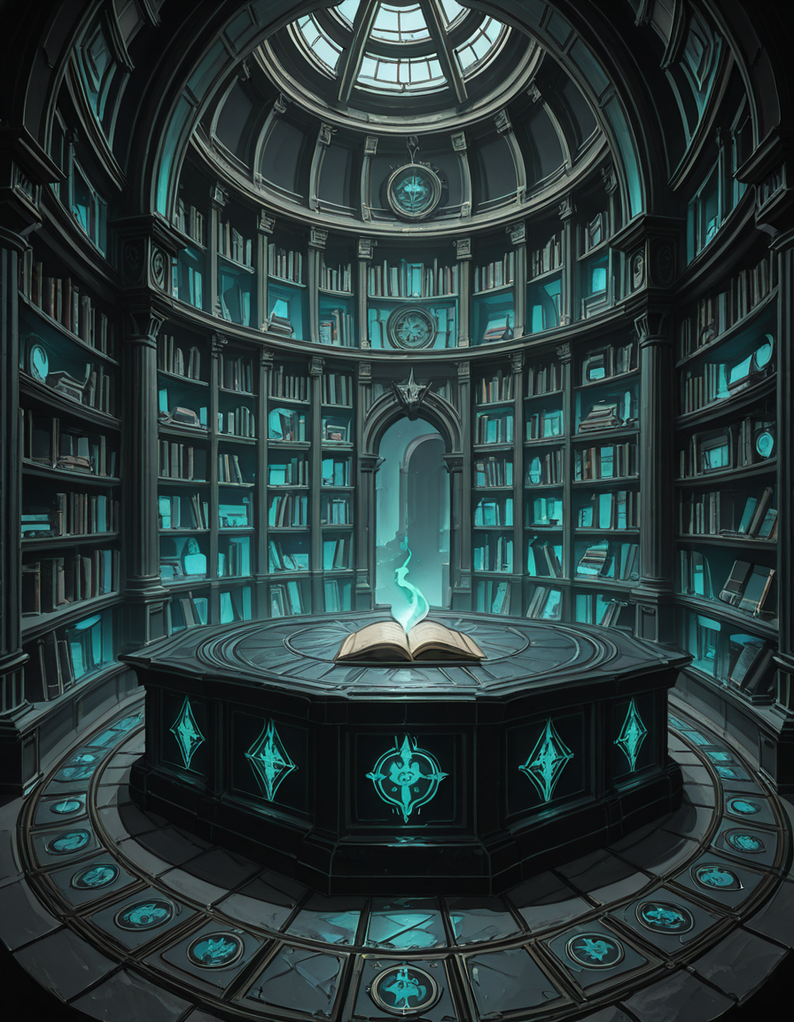 Buried deep within the necromancerâs fortress lies the Library of the Forgotten, an ancient, labyrinthine archive where no living hands have ever turned a page. The immense chamber stretches endlessly into the darkness, its towering bookshelves carved from obsidian and bone, spiraling upwards into unseen heights. The very air hums with an eerie resonance, filled with the whispers of knowledge long abandoned by the mortal world.
The shelves are packed with tomes bound in withered flesh, their covers etched with shifting runes that glow faintly with unholy light. Some books seem to breathe, their spines expanding and contracting like living creatures, while others are locked with chains of rusted iron, sealed by ancient curses too dangerous to be unleashed. Scrolls, brittle with age yet untouched by time, hover in the air, slowly unraveling and reforming, as if reading themselves in a silent, endless cycle.
At the heart of the library stands a massive circular desk, hewn from black stone and inlaid with veins of glowing green energy. Upon its surface, quills made from skeletal fingers hover above open grimoires, tirelessly transcribing forbidden knowledge in ink that shimmers like liquid shadow. Dust does not settle hereâonly the weight of forgotten secrets, pressing down like an invisible hand upon any who dare enter.
Above, the ceiling is a vast cosmic void, an endless expanse of swirling darkness where distant, malevolent stars flicker in unnatural constellations. Occasionally, something moves between the stars, a shape vast and unknowable, watching the library in silence.
In the farthest reaches of the chamber, towering stone monoliths stand, inscribed with ever-shifting text in a thousand dead languages. Some glow faintly, others pulse like beating hearts, their inscriptions rearranging as if whispering among themselves. The floor between them is covered in intricate ritual circles, their markings pulsating with a faint, necrotic glow, hinting at the presence of knowledge too terrible to be contained within mere books.
No footsteps ever disturb the silence, no voices break the eternal stillnessâonly the endless rustling of pages turning on their own, the quiet scraping of phantom quills, and the occasional, distant sound of something shifting among the shelves.
This is not a place of learning.
It is a tomb of knowledge, a repository of secrets too dangerous to be spoken, where books are not just readâthey watch, listen, and remember.
Style & Mood :
- Dark fantasy, gothic horror, necromantic aesthetics
- Cinematic, highly detailed, eerie lighting
- Infernal atmosphere, filled with shadows, glowing runes, and whispering books
- Inspired by the works of ZdzisÅaw BeksiÅski, H.R. Giger, and dark medieval occultism 
<lora:SDXLFaeTastic2400:0.4> <lora:extremely_detailed:0.4> extremely detailed,necromancer l1br4ry, <lora:necromancer_l1br4ry-i:1>, Masterpiece,best quality,hi res,8k,hi res,8k,award winning,(sharp focus, intricate, highly detailed),