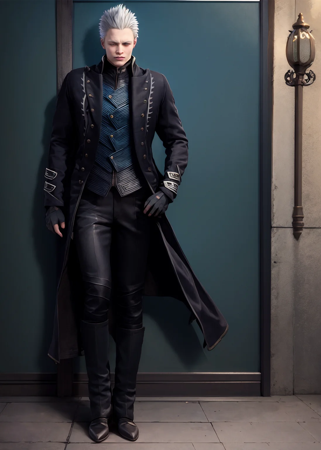 1boy,solo,vergil(dmc5), full body,